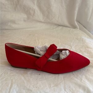 Red Aizlynn Flat Shoes